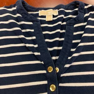 Michael Michael Kors Soft Stripe T sz S
